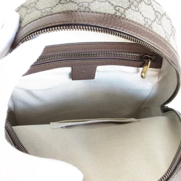 Auth GUCCI GG Marmont Backpack Brown PVC - Picture 9 of 12